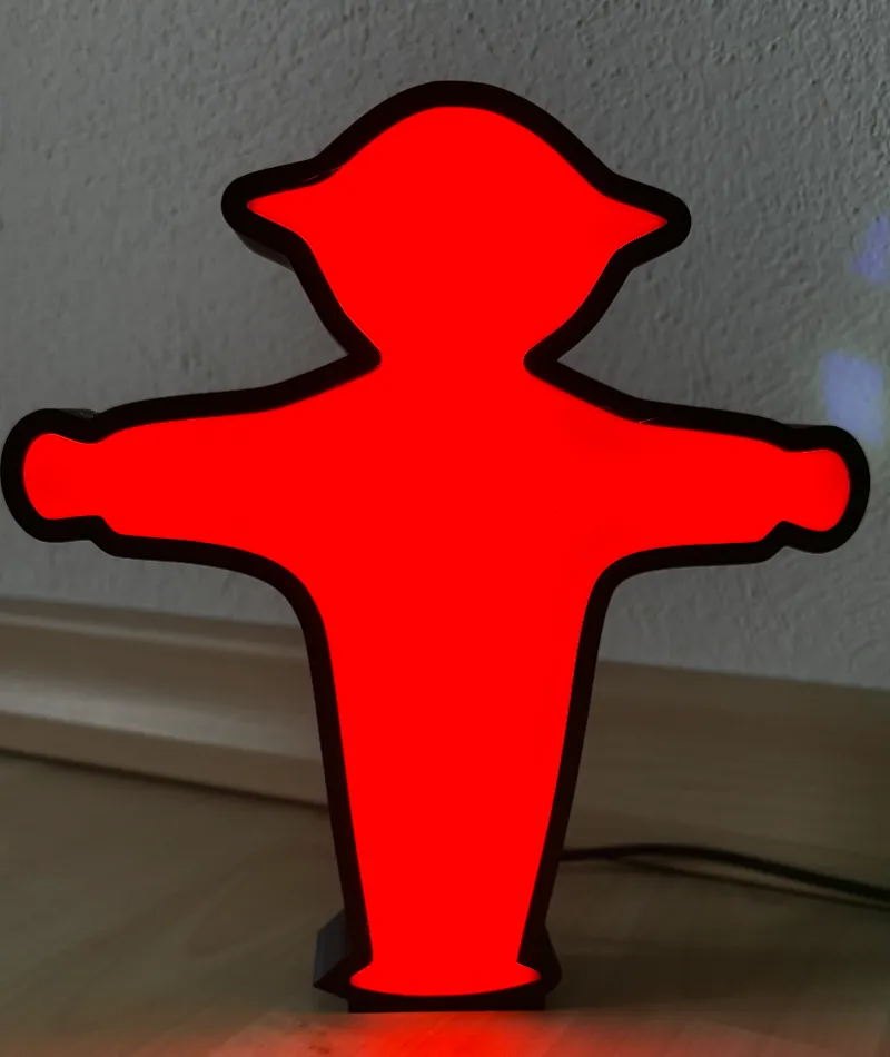 Ampelmann (rot) - Lampe