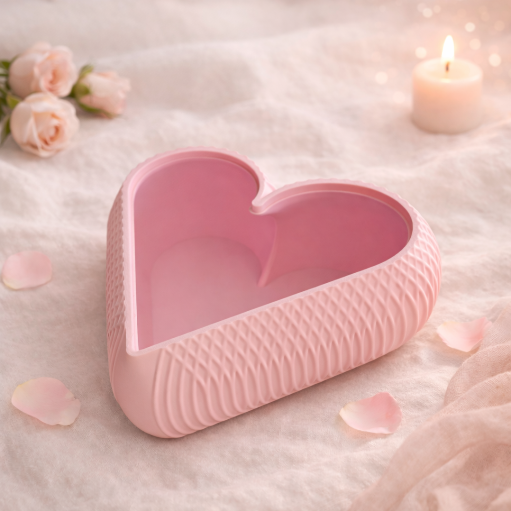 Miniatura 1 do modelo 3D Stackable Heart Storage Box