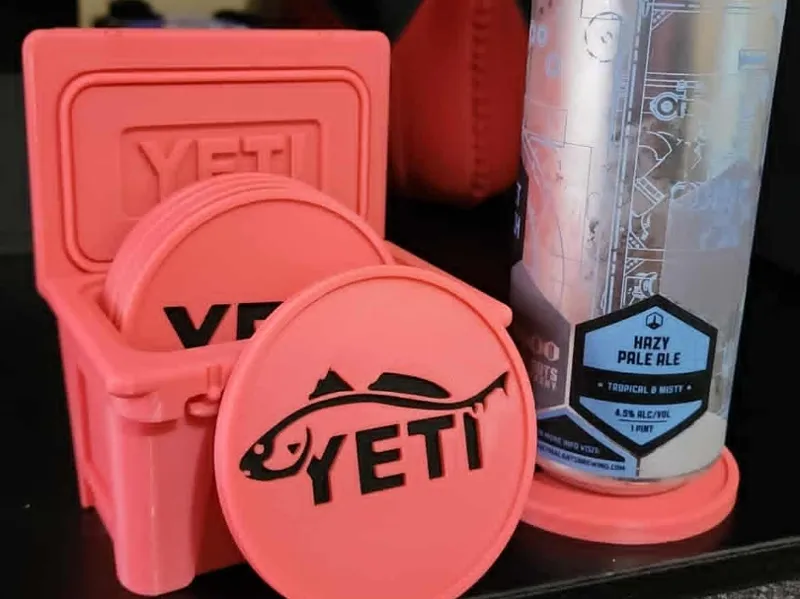 yeti trout cooler coaster holder