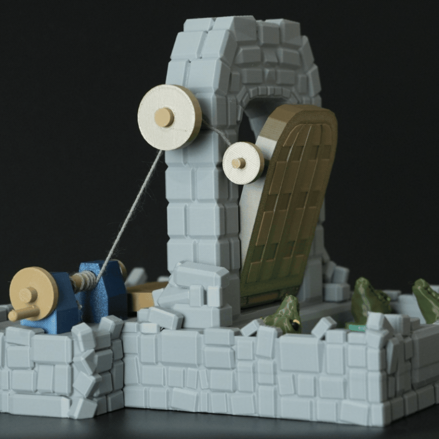 Medieval Drawbridge Gate