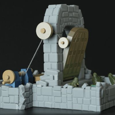 Medieval Drawbridge Gate