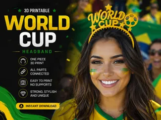 World Cup Headband STL