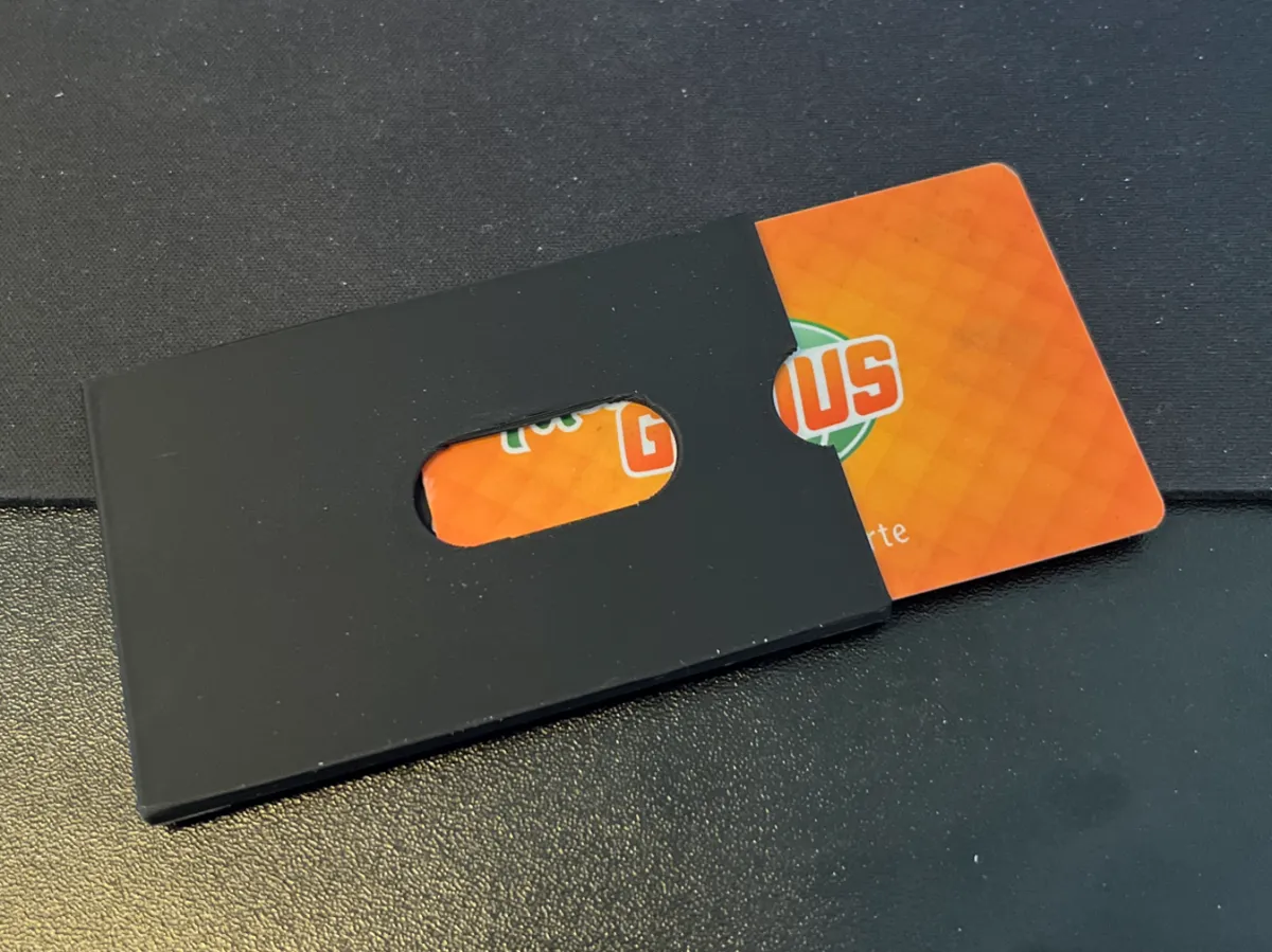 Insert card holder (for common chip cards) - Free 3D Print Model ...
