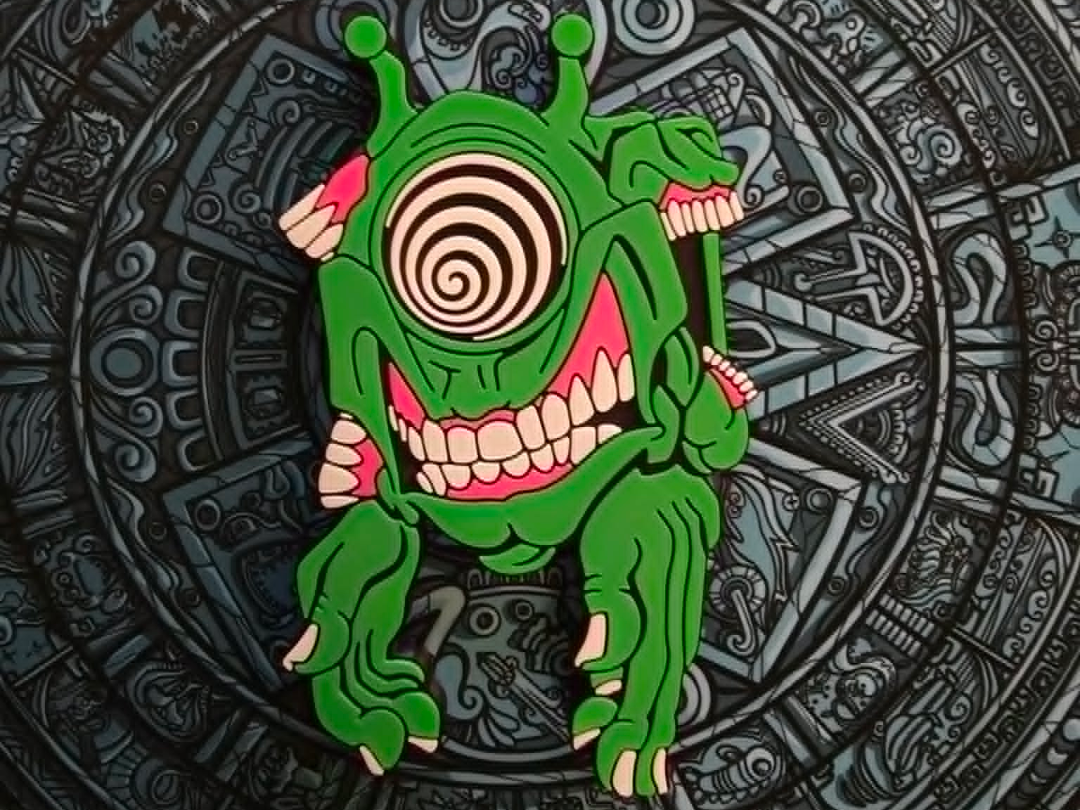 Green Subtronics Cyclops Pendant