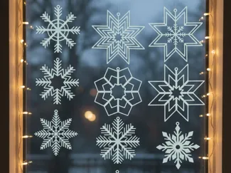Winter / Snowflake / Star Ornament Collection
