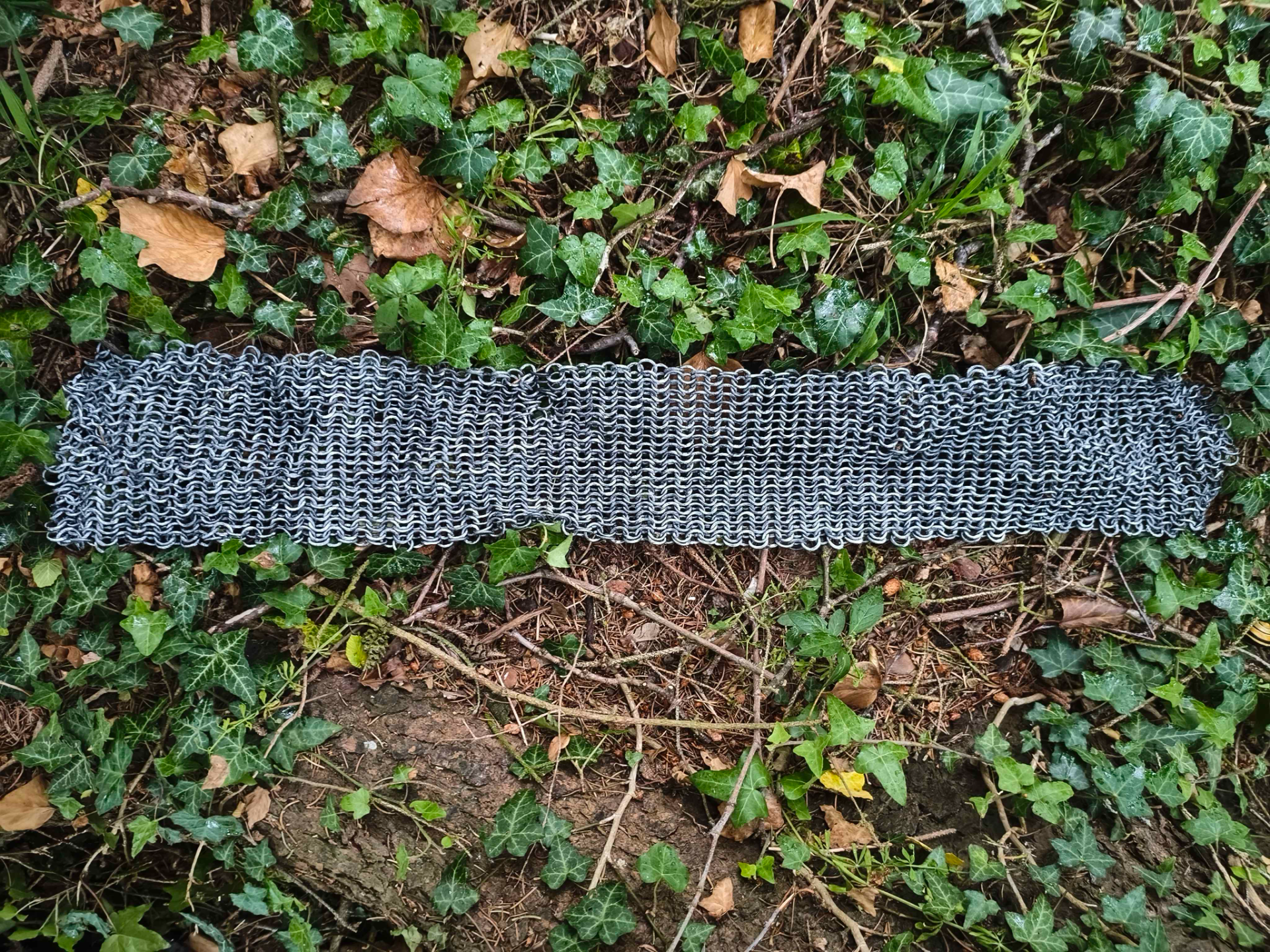 medieval chainmail 85 cm long, 20 cm wide