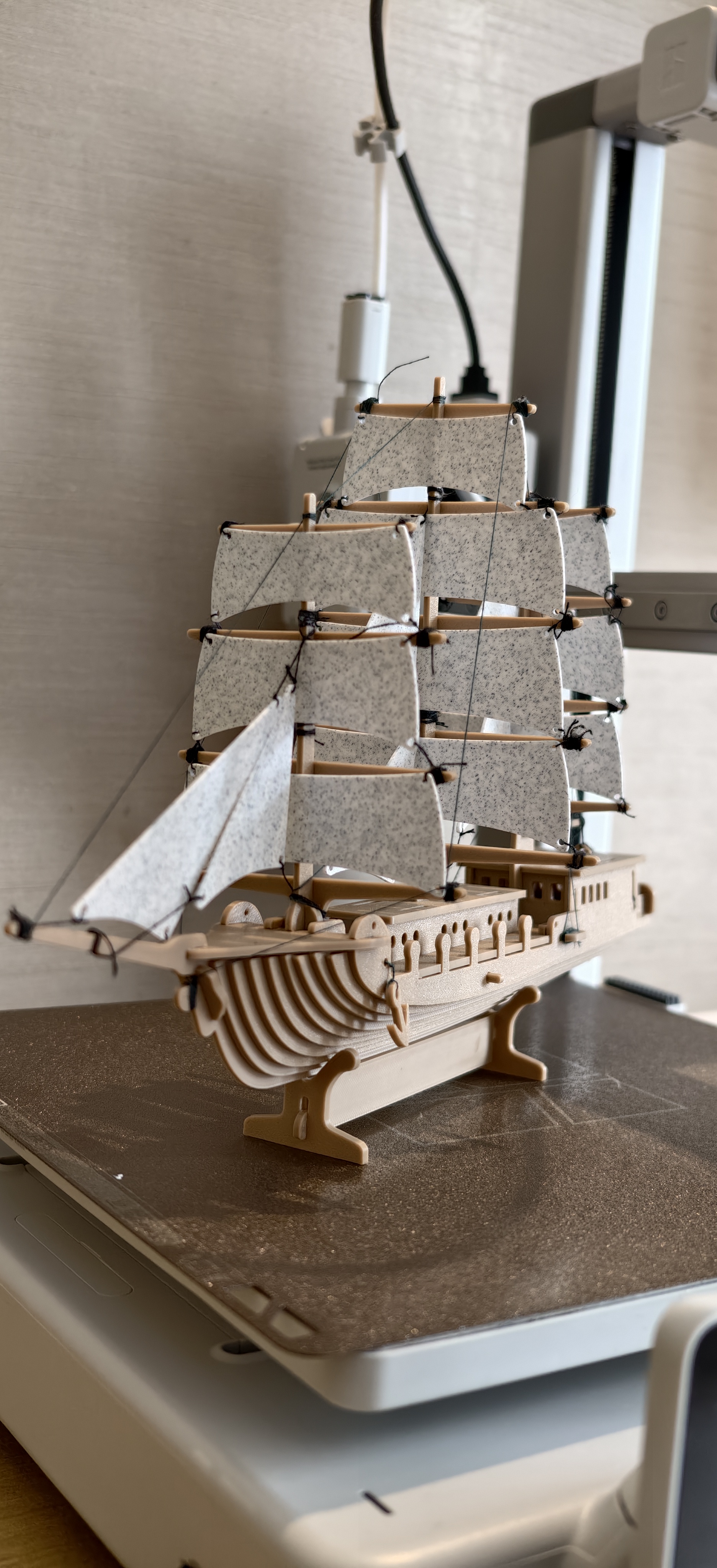 Miniatura 3 do modelo 3D 帆船 立体拼图 无需AMS 拼装玩具 儿童 益智 休闲 套卡 海盗船