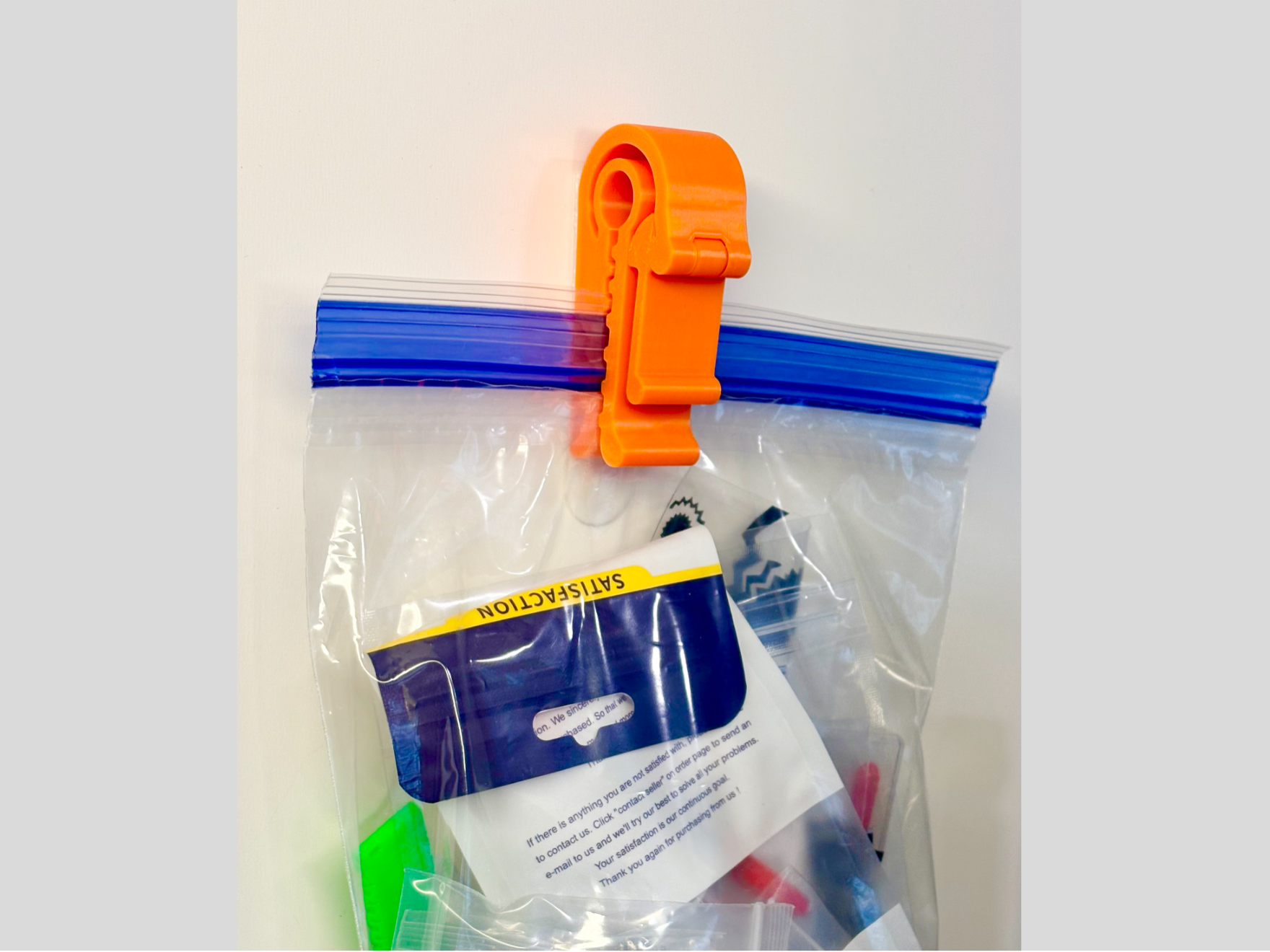 Wall Mount Cam Lock Spring Clip - Command Strips