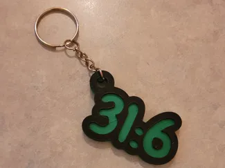 Deuteronomy 31:6 keychain