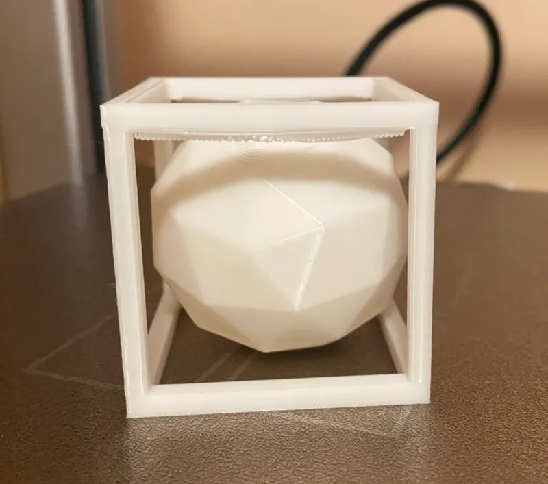 Ico Sphere in a box