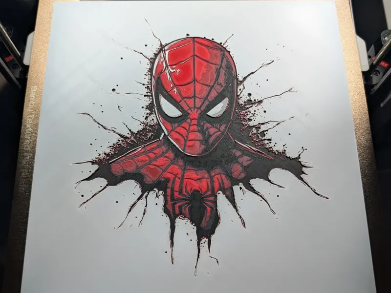 Spider Man Hueforge