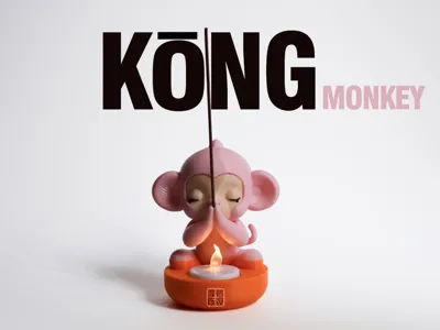 Home Decor Candle Holder Incense Burner—KōNG MONKEY Series