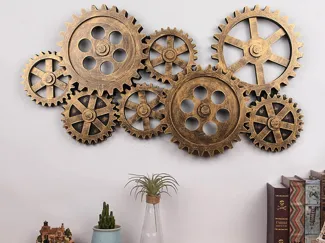Engrenagens para decorar parede