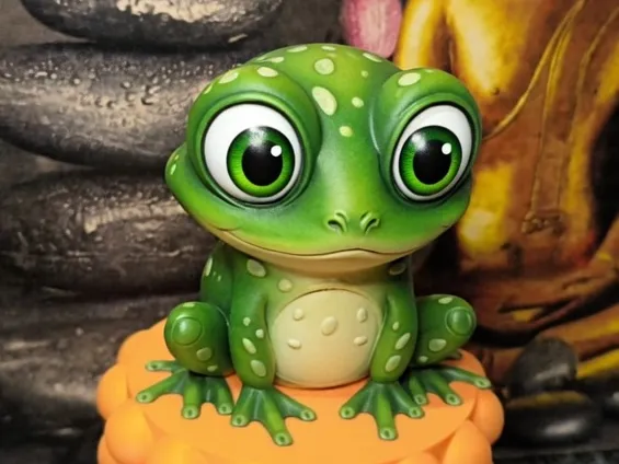 Cute Frog – Der süßeste kleine Frosch