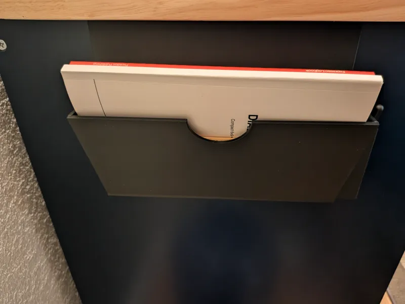 6x9in Notebook Holder with Reversible Pen Cup