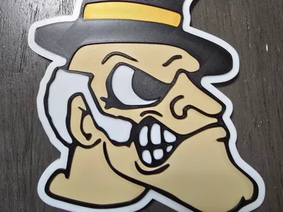 Wake Forest Demon Deacon Hype Chain Necklace