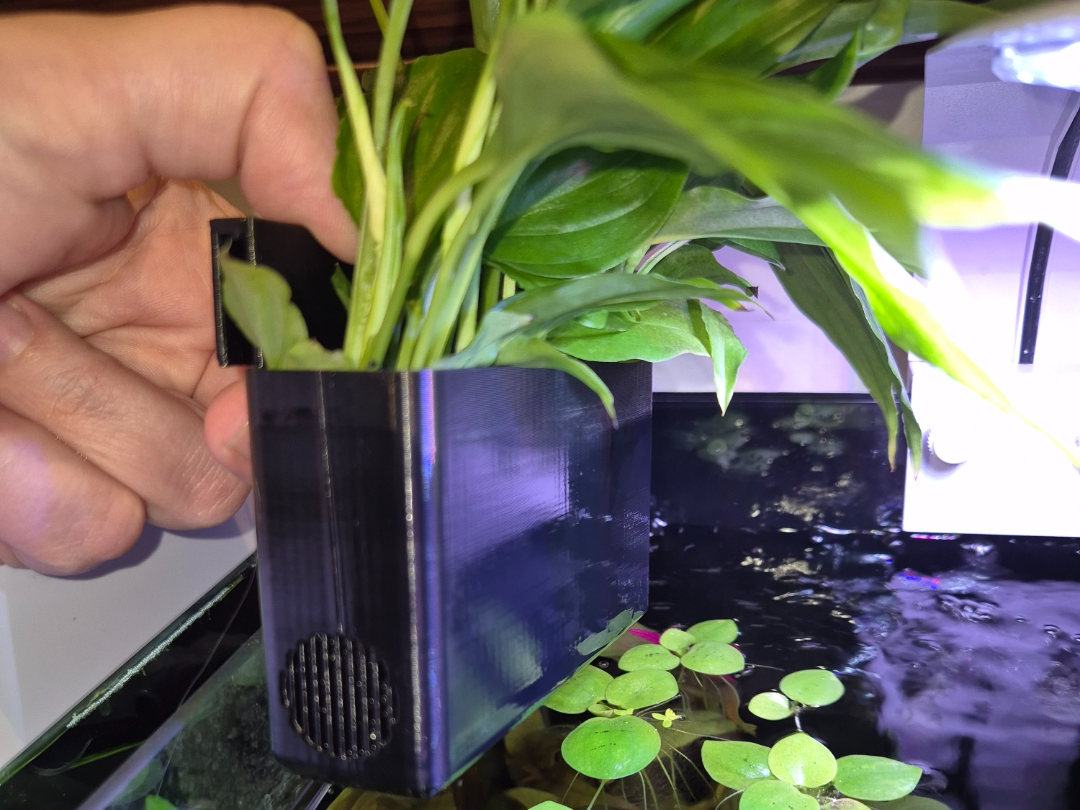 Plant box for aquarium