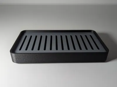 Simple Industrial Soap Tray