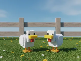 Minecraft Chicken Duck