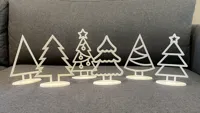 Silhouettes de sapin de Noël à poser — photo 2