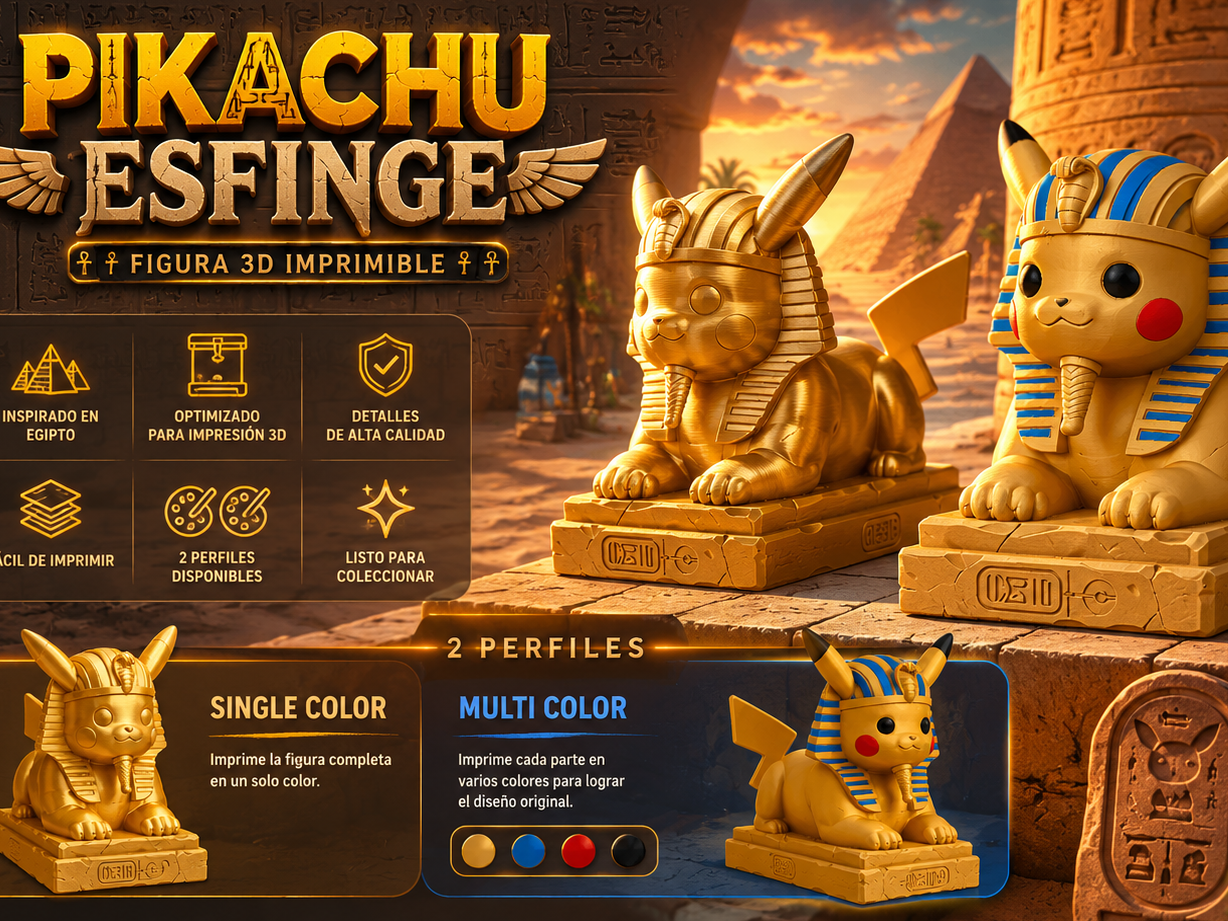 Pikachu Esfinge