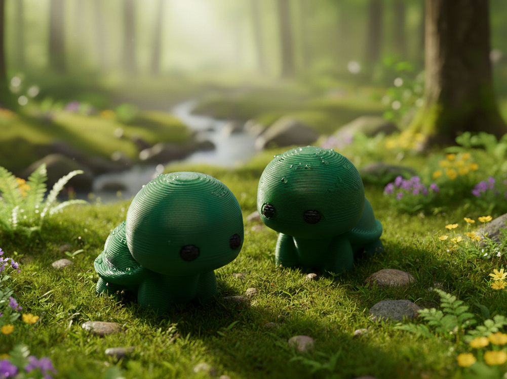 Cute Turtle Mini Figurine-Mini Turtle Collectible