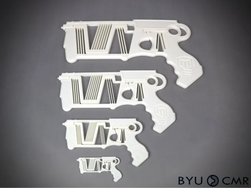 One Piece Compliant Mechanism Blaster (Mark Rober)