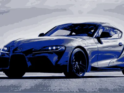 Toyota Supra Hueforge