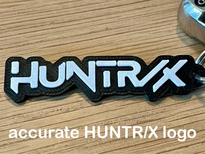 Accurate Huntrix Logo Keychain