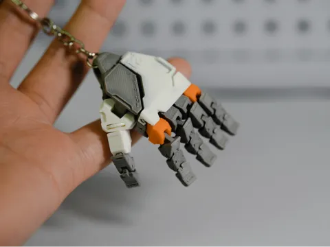 Accesorio para impresora 3D: single‑piece print - Mini‑Mechanical Hand - AMS — referencia de MakerWorld