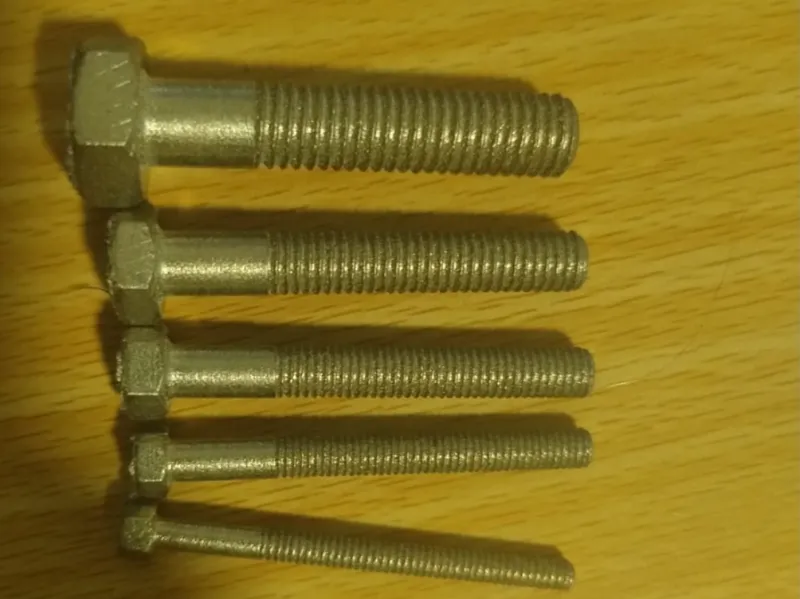 Left hand threaded bolts
