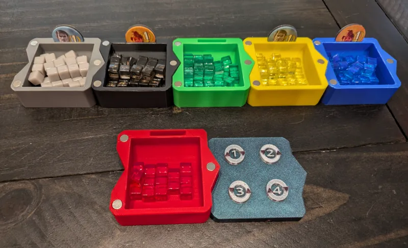 Stacking Magnetic Containers