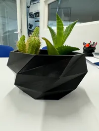 Cache-pot hexagonal low poly — photo 2