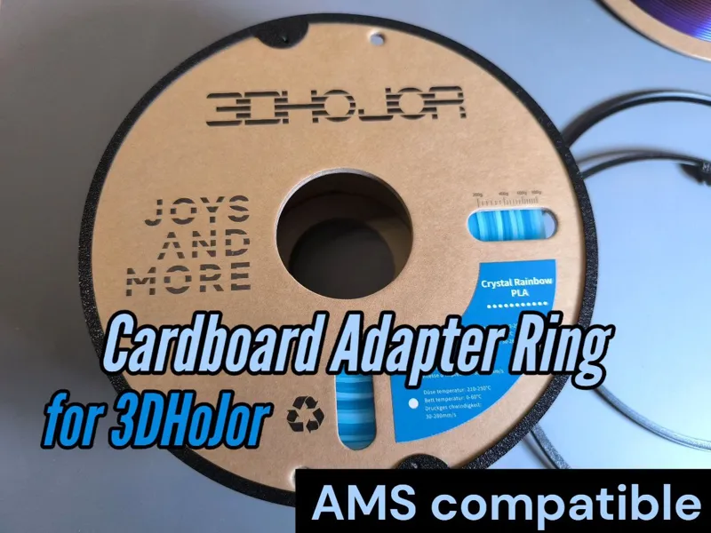 3DHoJor Cardboard Spool Adapter (AMS compatible)
