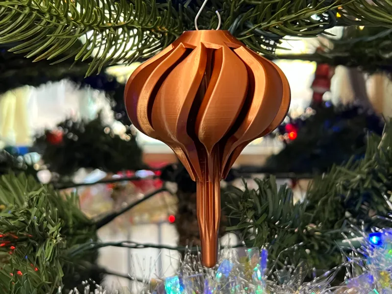 1940s Inspired Retro Futuristic Ornament
