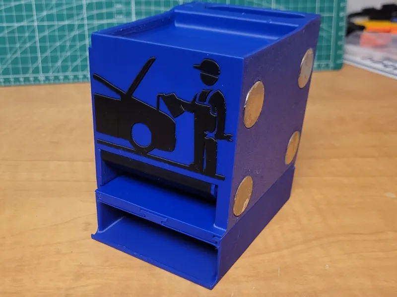 Oil Change Sticker Dispenser