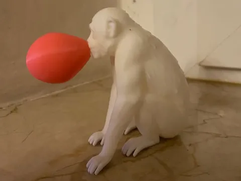 Scimmia con Gomma da Masticare Bubble Gum Monkey 
