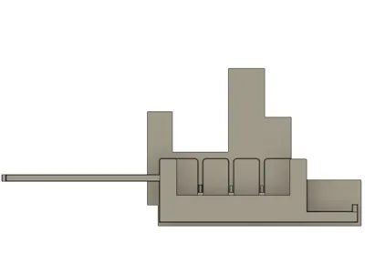 4X Slot Vertical GPU Bracket