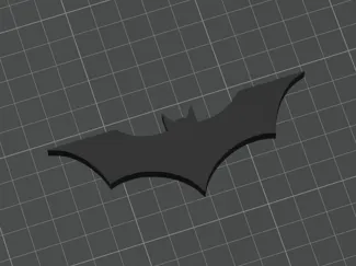 Bat-shaped dart fridge magnet