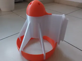 hovercraft engine mount and fan