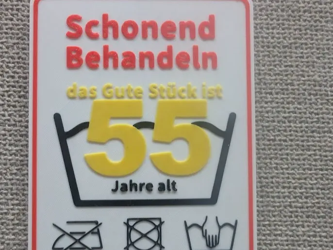 Geburtstagsschild anpassbar