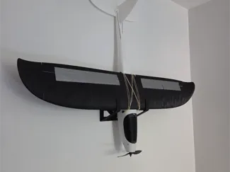 RC airplane wall mount