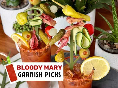 Bloody Mary Cocktail Garnish Picks Stir Sticks