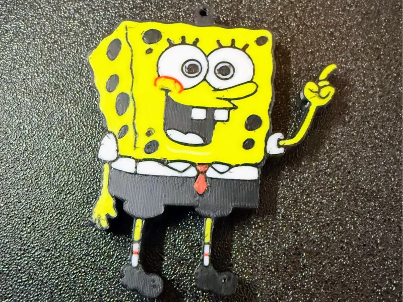 spongebob keychain