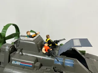GI Joe Killer WHALE Hovercraft Top Hatch 1984