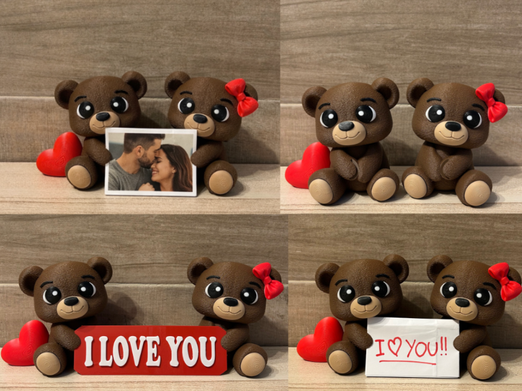 Teddy Bears in Love Photo Holder_No AMS_Multi-part