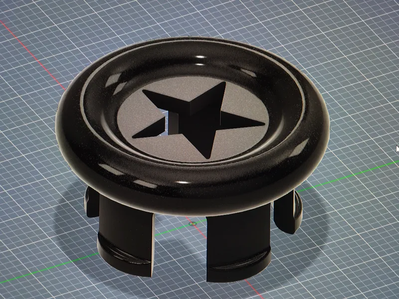 Bathroom Sink Overflow Cover | Star | Plug