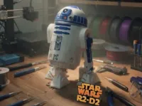 R2D2 Star Wars - 0.2mm layer, 2 walls, 15% infill