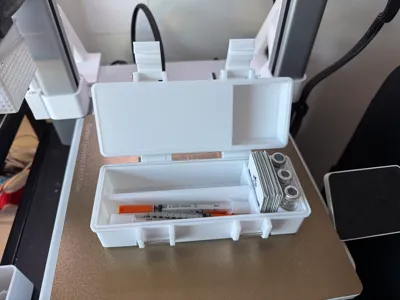 Peptide Travel Case w/Vial & Needle Storage