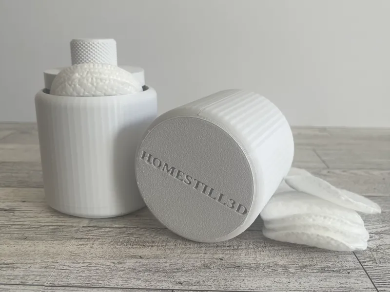 HOMESTILL3D Minimalist Storage Jar w. Lid 3PC